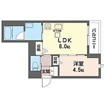 アンビエラ 00101 ｜ 千葉県市川市稲荷木１丁目1-4（賃貸マンション1LDK・1階・33.32㎡） その2