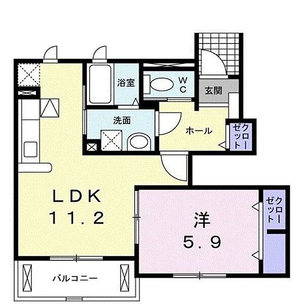 ガーデニア七番館 ｜東京都町田市金井ヶ丘４丁目(賃貸アパート1LDK・1階・43.66㎡)の写真 その2