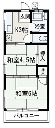 石山ハイツ_間取り_0