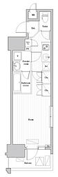 ARKMARK大森町ASYLCOURT 1Kの間取図画像