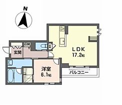 Ｋ－ｃｒａｔ 305 ｜ 宮城県仙台市青葉区上杉１丁目10-11（賃貸マンション1LDK・3階・57.96㎡） その2