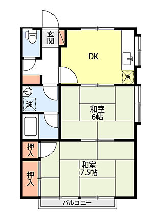 グリーンハイツ優駿_間取り_0