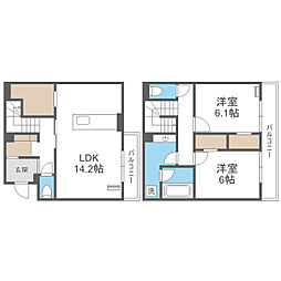 E・Virgo 2LDKの間取図画像