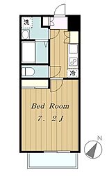Primal　Machida　プライマルマチダ 2階1Kの間取り