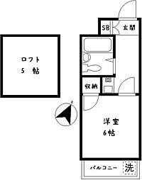 間取図画像 1K