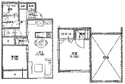 ベルブラン 1階1SLDKの間取り
