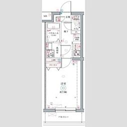 葛飾区奥戸2丁目マンション 1Kの間取図画像