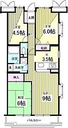 アーバン・ヒルズ21 1階3LDKの間取り