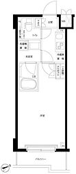 ルーブル川崎矢向 1Kの間取図画像