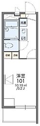 レオパレスアムリタ 1Kの間取図画像