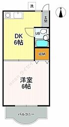 浜田山エイト 1階1DKの間取り