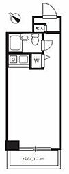 東急ドエル・アルス音羽II 3階ワンルームの間取り