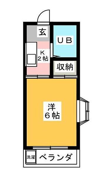 ハイムファミリオA 201｜神奈川県川崎市多摩区三田４丁目(賃貸マンション1K・2階・17.01㎡)の写真 その2