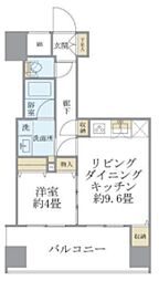 エミリブ東長崎 7階1LDKの間取り
