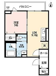 世田谷区祖師谷6丁目マンション 1LDKの間取図画像