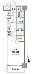 リエトコート向島 1Kの間取図画像