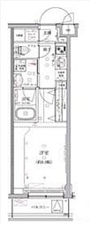 クレイシア祐天寺 1Kの間取図画像
