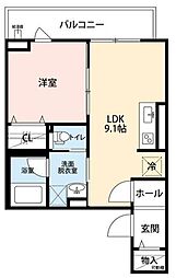 世田谷区祖師谷6丁目マンション 1LDKの間取図画像
