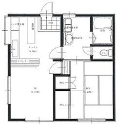STハウス 1階1LDKの間取り