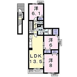 ルミエール車塚 3LDKの間取図画像