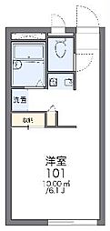 レオパレスプレミール 1Kの間取図画像
