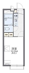 レオパレスソユーズ 1Kの間取図画像