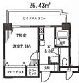 K.Mパークサイド2階7.1万円