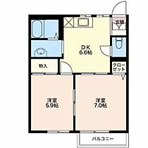 フレグランスセフィラ 0102 ｜ 新潟県新潟市秋葉区金沢町４丁目4-51（賃貸アパート2DK・1階・42.36㎡） その2