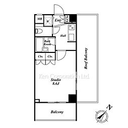 間取図画像 ワンルーム