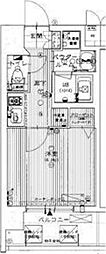 アスヴェル京都堀川高辻 1Kの間取図画像