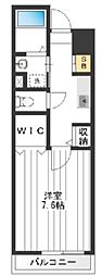 カイトシオン大岡山 1Kの間取図画像