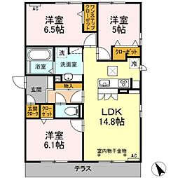 レジデンス ラシュレ　II 1階