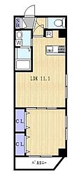 ラヴィエント町屋 1LDKの間取図画像