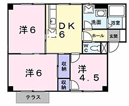 間取図画像 3DK