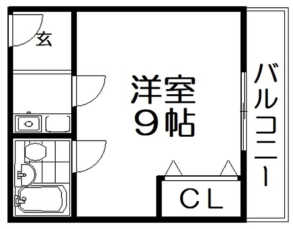 ハウスＰＨＰ渚 ｜大阪府枚方市渚南町(賃貸マンション1K・2階・24.00㎡)の写真 その2