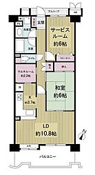 JR京浜東北・根岸線 川崎駅 徒歩18分の賃貸マンション 4階1SLDKの間取り