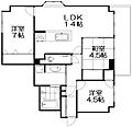 ライオンズマンション楠葉野田3階14.0万円