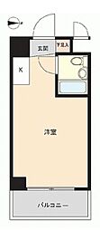 ＴＯＰ稲城 5階ワンルームの間取り