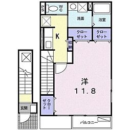 間取図画像 1K
