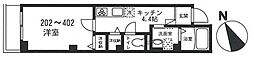 Lamiacasa 1Kの間取図画像