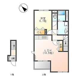 間取図画像 1LDK