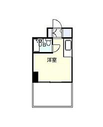 ライオンズマンション伊勢佐木町西第2 ワンルームの間取図画像