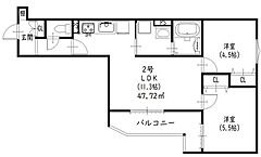 物件の間取り