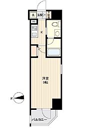 都営浅草線 蔵前駅 徒歩7分の賃貸マンション 4階1Kの間取り