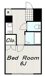 ニュータウンハウス 1Kの間取図画像