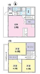 ハオス・ヴォーネン 3LDKの間取図画像