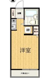 エクセルハイツコジマ ワンルームの間取図画像