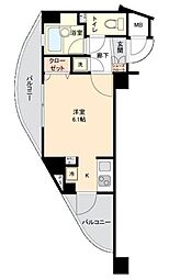 L-Flat高輪台 1Kの間取図画像