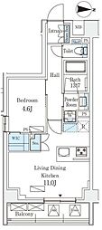 アークマーク新宿西落合 1LDKの間取図画像