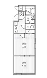 THE PALMS 大島 3階/301